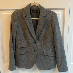 Talbots gray wool blazer - size 4